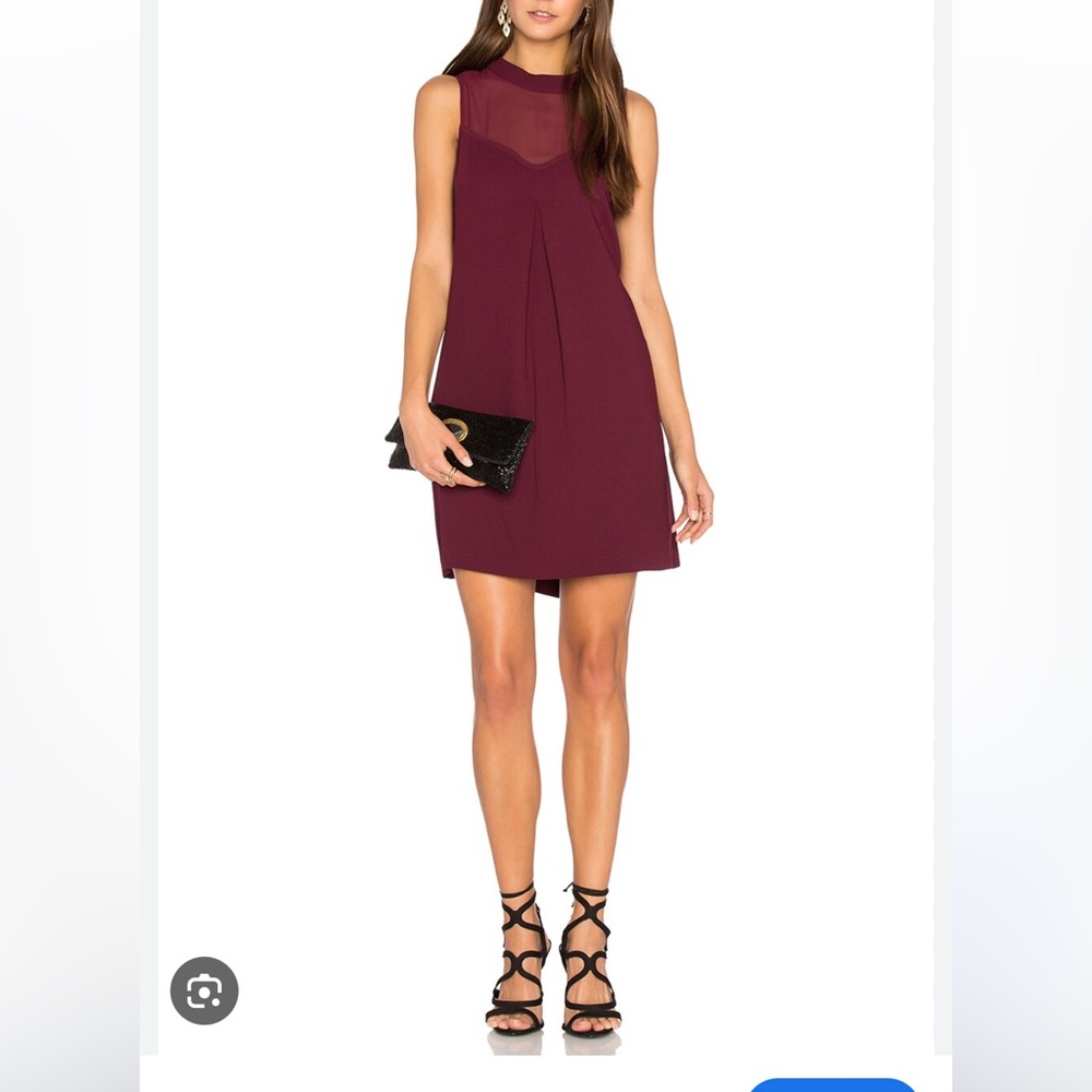 BCBGeneration Women Burgundy Mini Dress Size Small